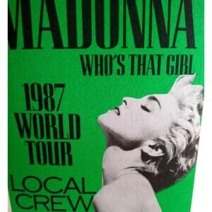 Madonna Who's That Girl 1987 Vintage Backstage Pass Original Pop Music Tour